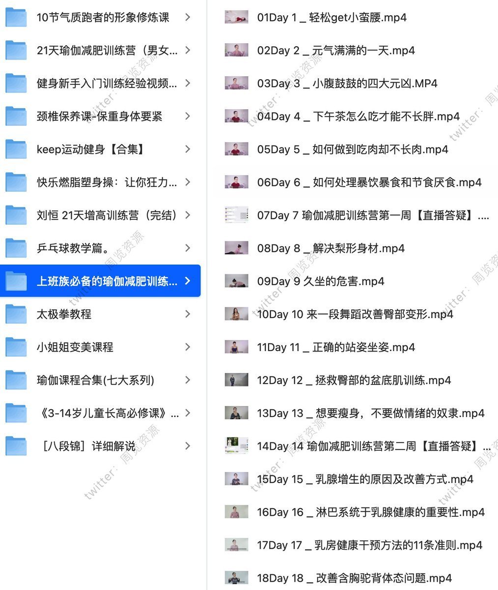 付费健身VIP课程大合集，我帮你找齐了。
