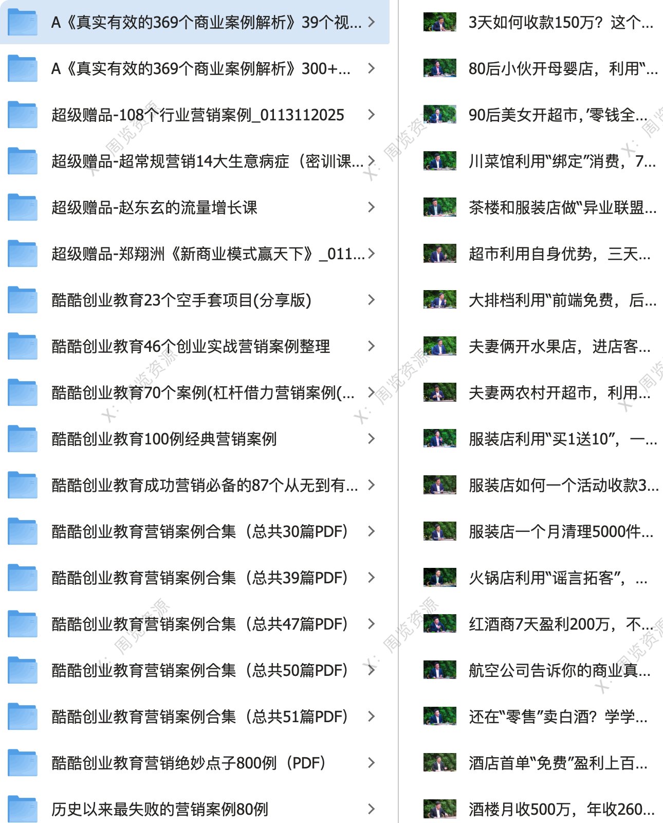 搞钱的信息差又来了！有人把369个真实商业案例、700套营销方案，直接打包成了一套创业资料库！💰